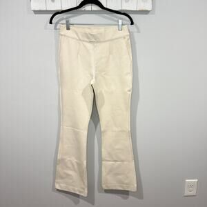 Soft Surroundings Ponte Bootcut Pants Cream XS EUC Stretch